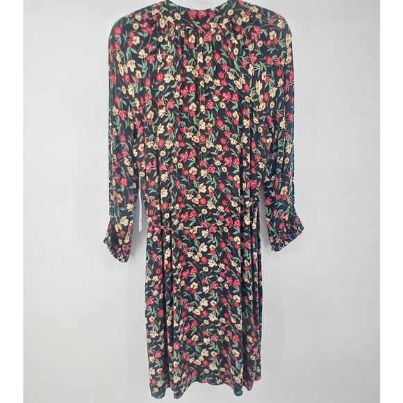 NWT Draper James Floral Knee Length Dress Womens SM Cottage Prairie Romantic - Picture 6 of 9